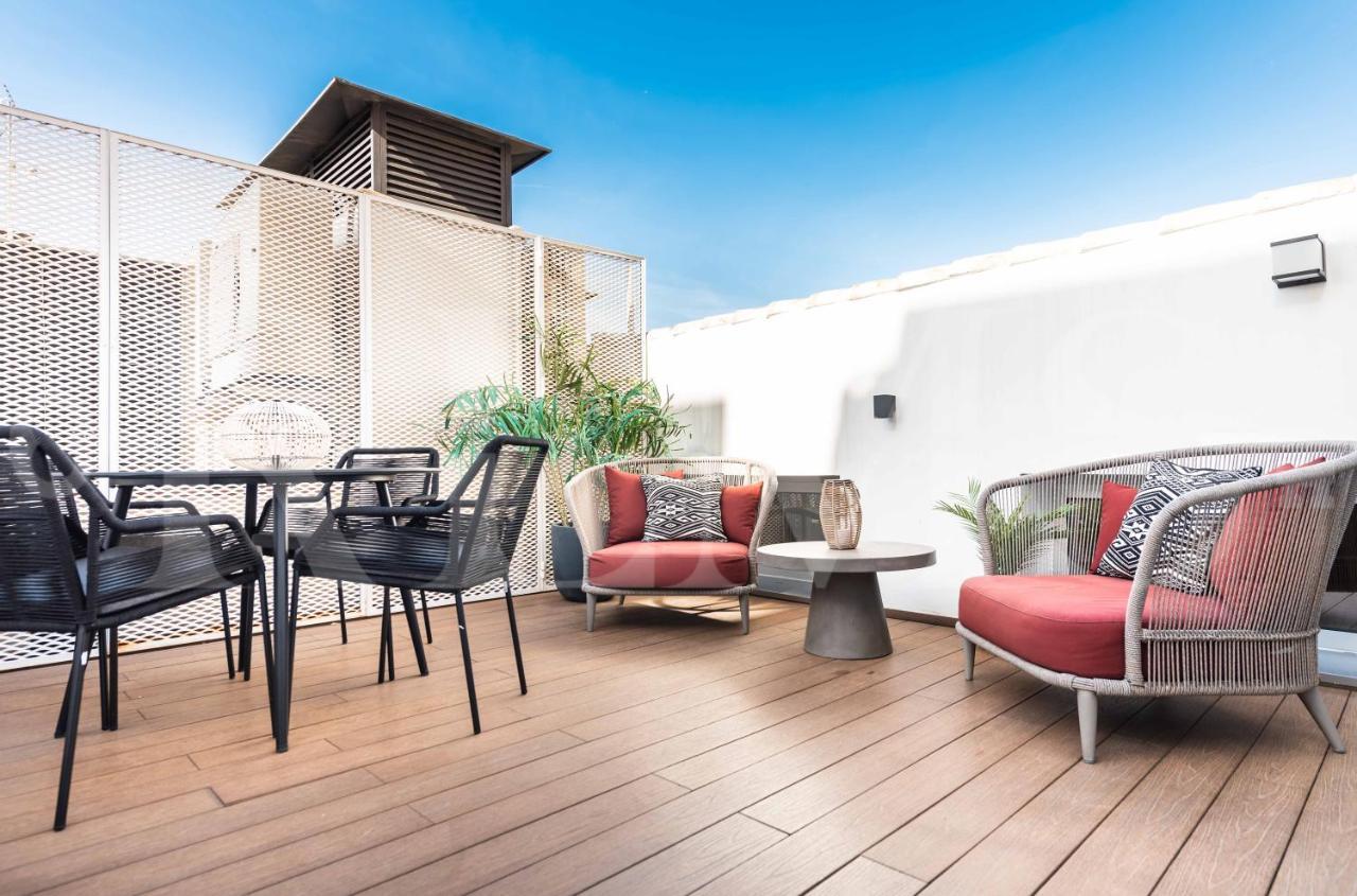 Penthouse Suite With Rooftop In The Heart Of Malaga By Rems Exteriör bild